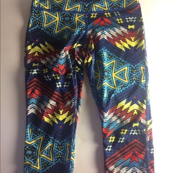 Z by Zella Multicolor Printed Stretch Capri - Picture 2 of 3